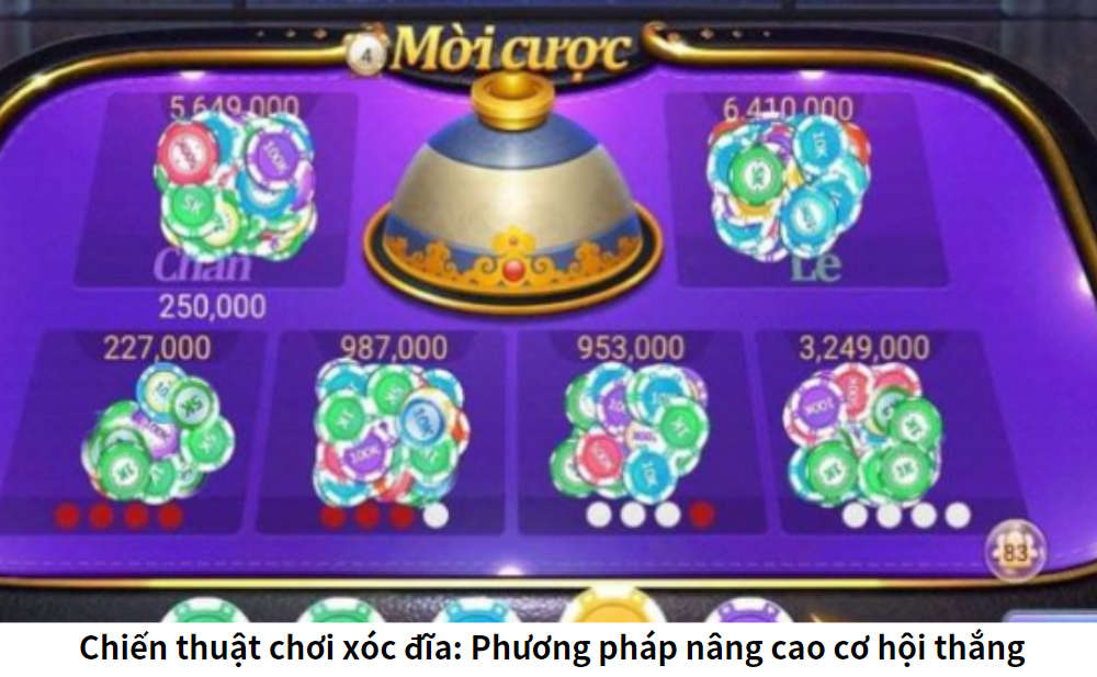 Chiến thuật chơi xóc đĩa: Phương pháp nâng cao cơ hội thắng