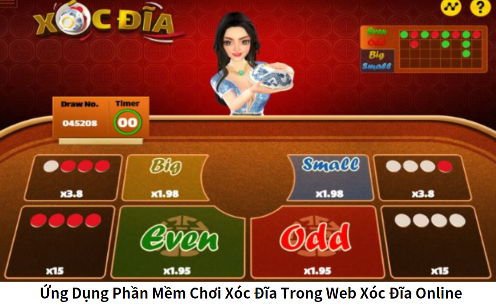 Ứng Dụng Phần Mềm Chơi Xóc Đĩa Trong Web Xóc Đĩa Online